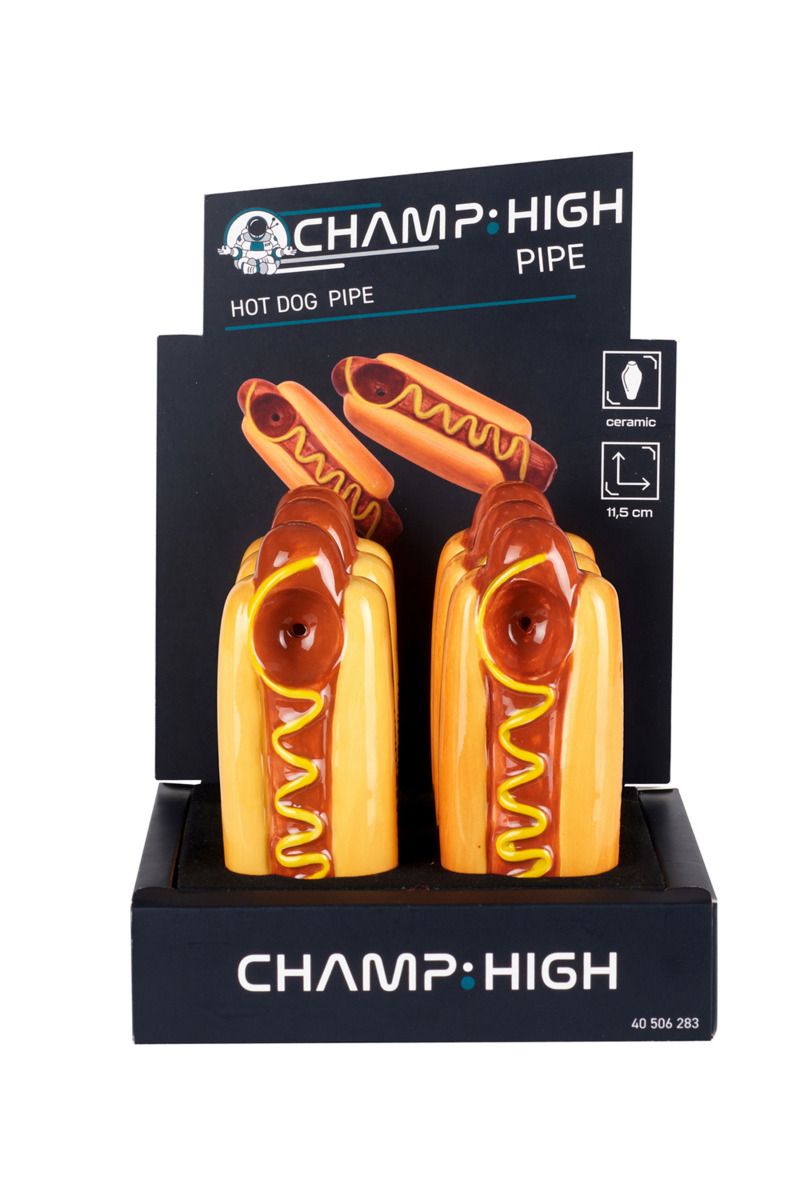 Champ High Hot Dog Pipes (6pcs/display)