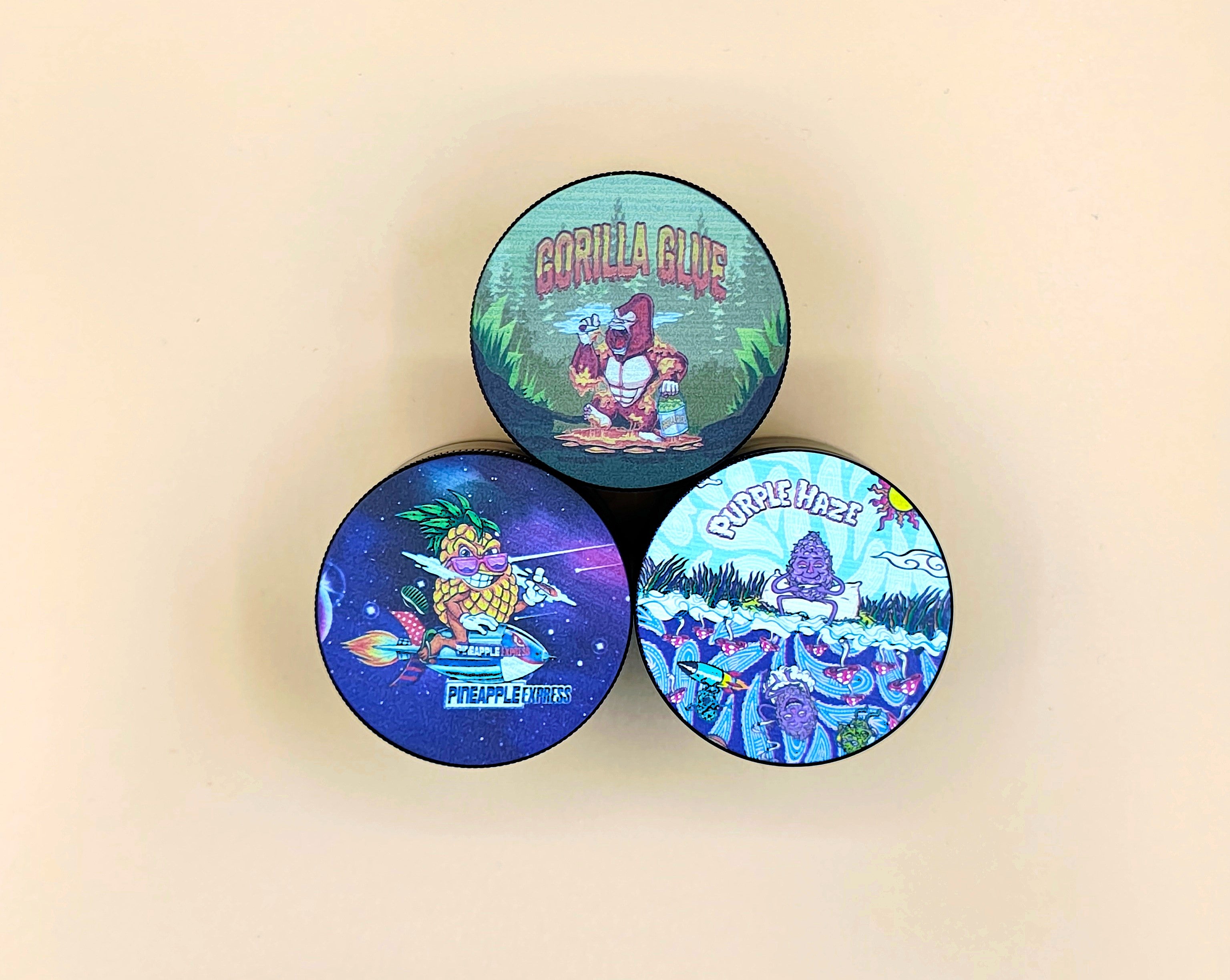 Kovová drtička čtyřdílná