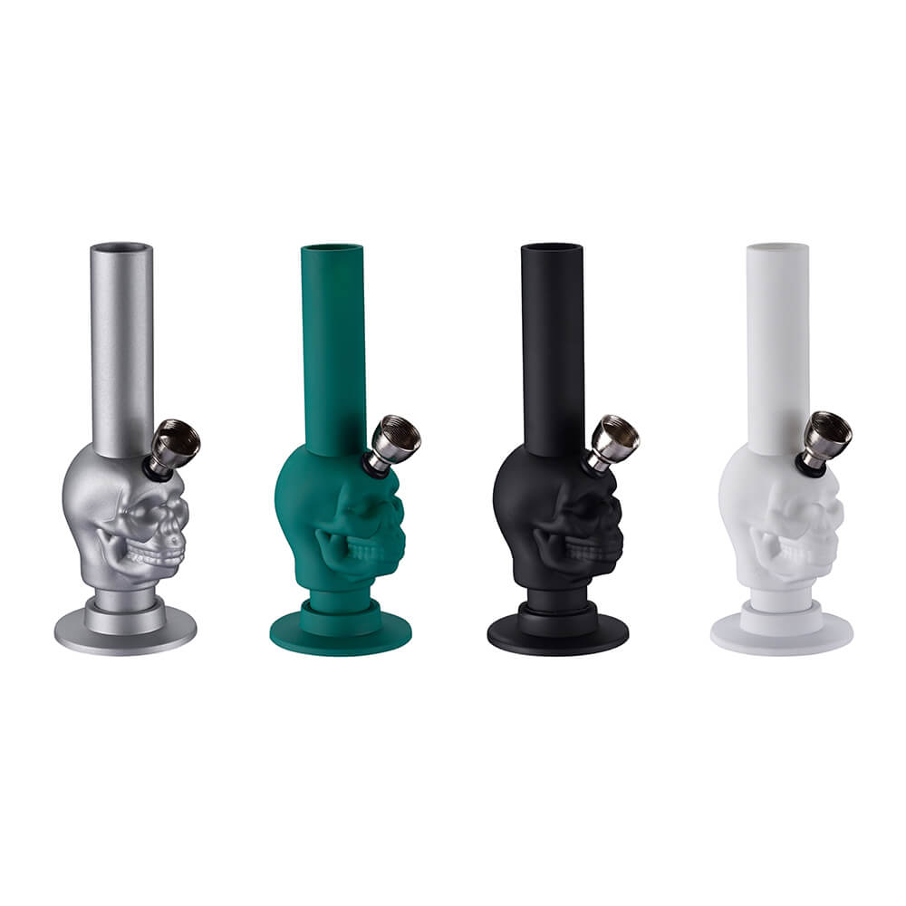Champ High Skull Silicone Bong Mix Colors (12pcs/display)