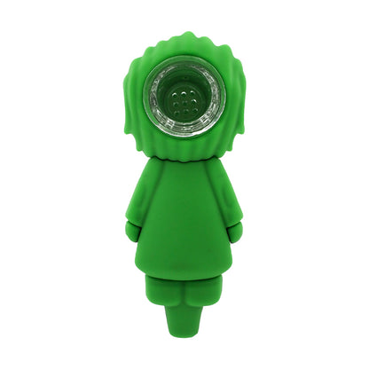 Clown Villain Silicone Pipe Red 10.5cm