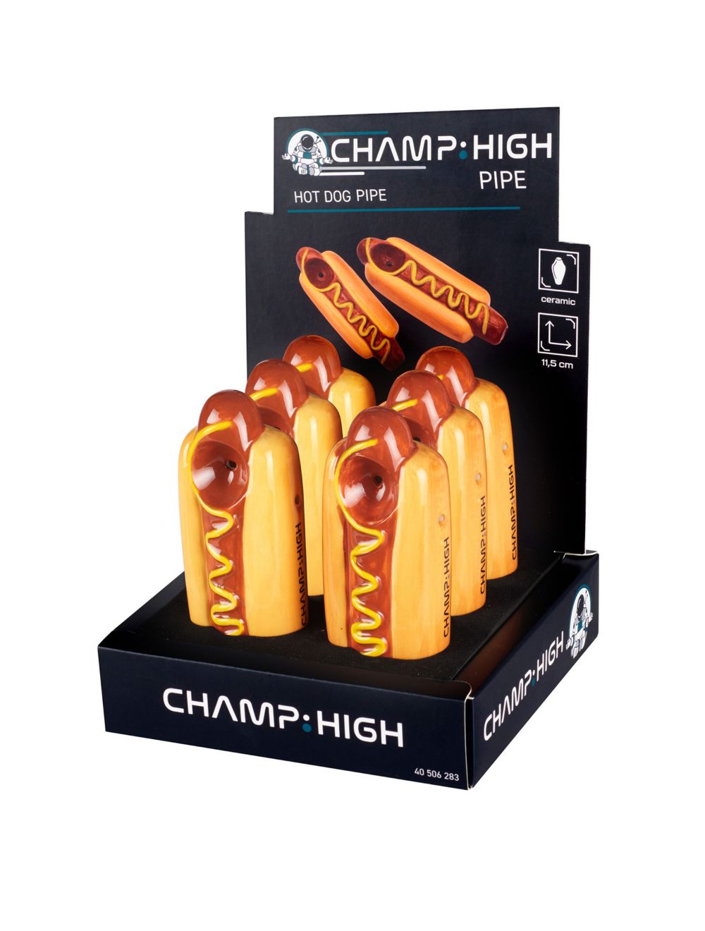 Champ High Hot Dog Pipes (6pcs/display)