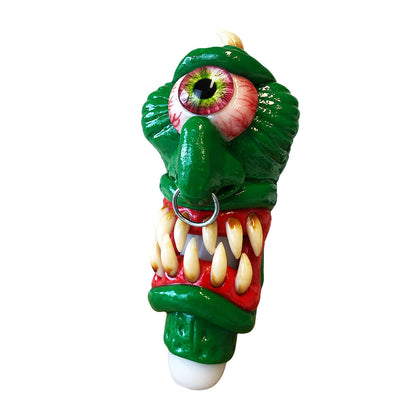 Exhausted Pickle Glass Pipe Monster Edition 15cm