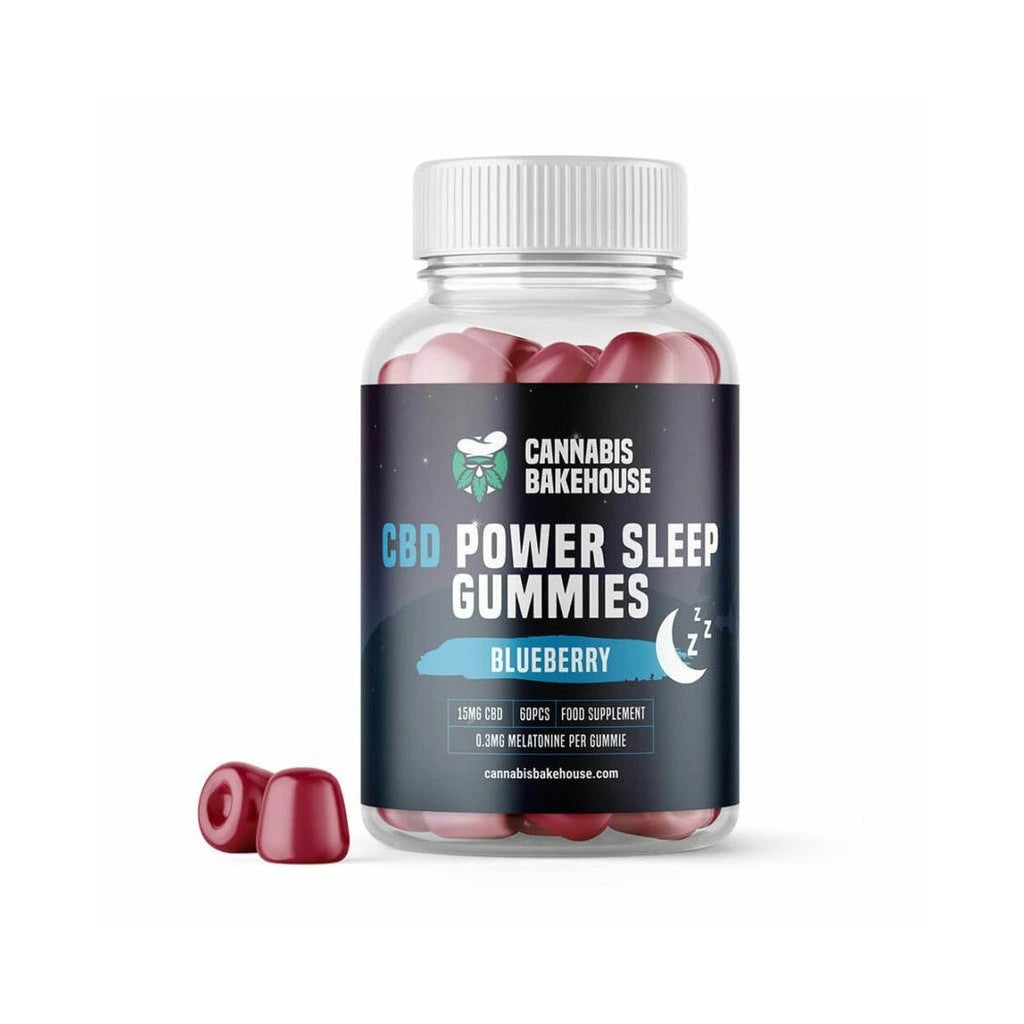 Cannabis Bakehouse Power Sleep 15mg CBD Gummies + Melatonine (60 gummies)