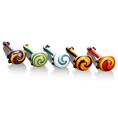 Barevné skleněné dýmky