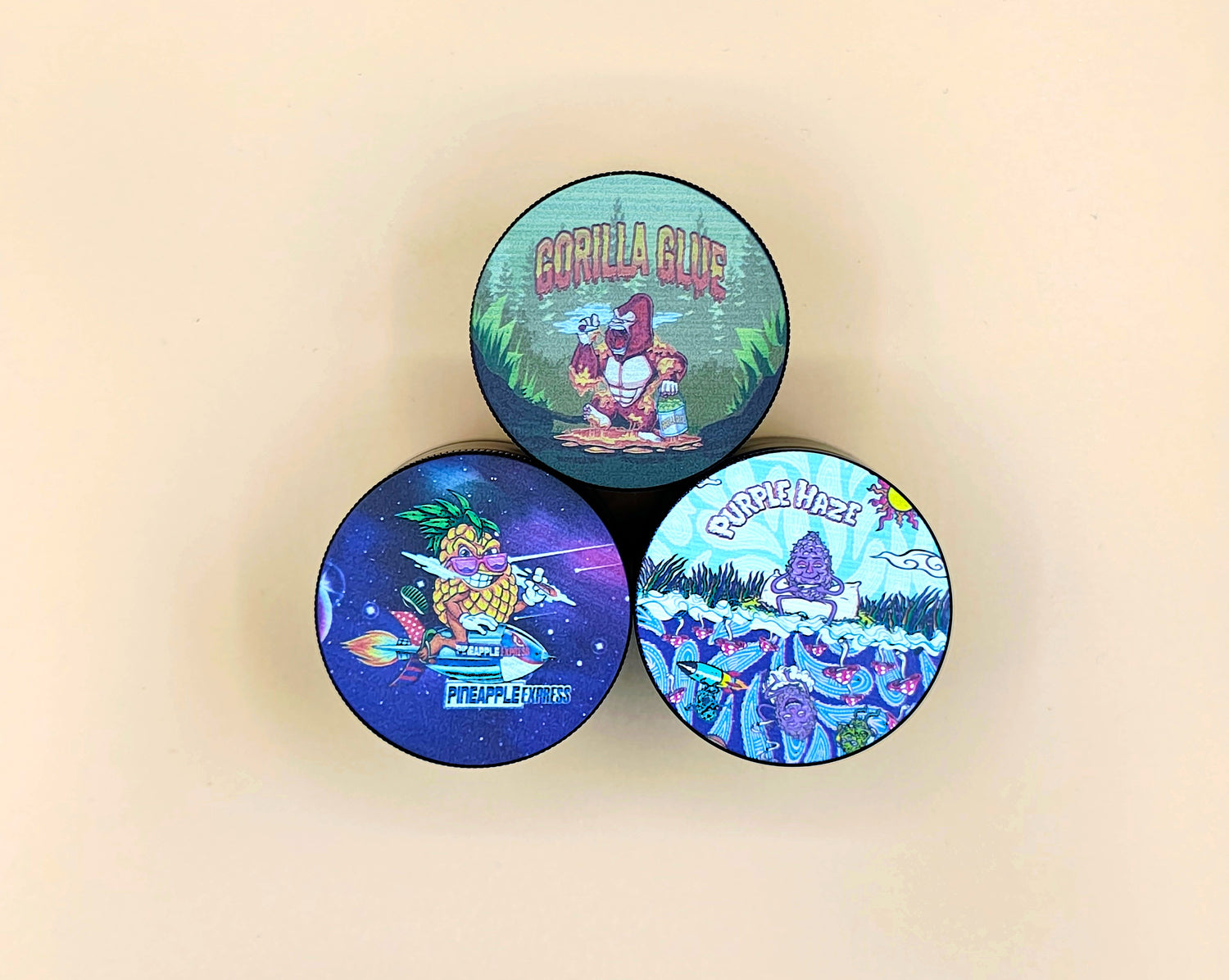 Kovová drtička čtyřdílná