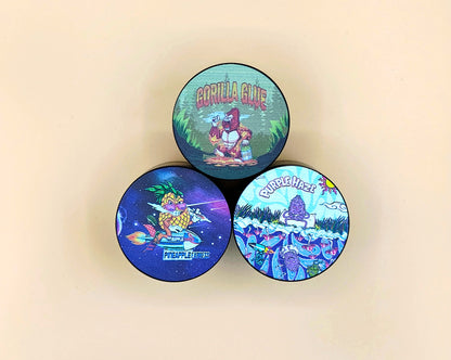 Kovová drtička čtyřdílná