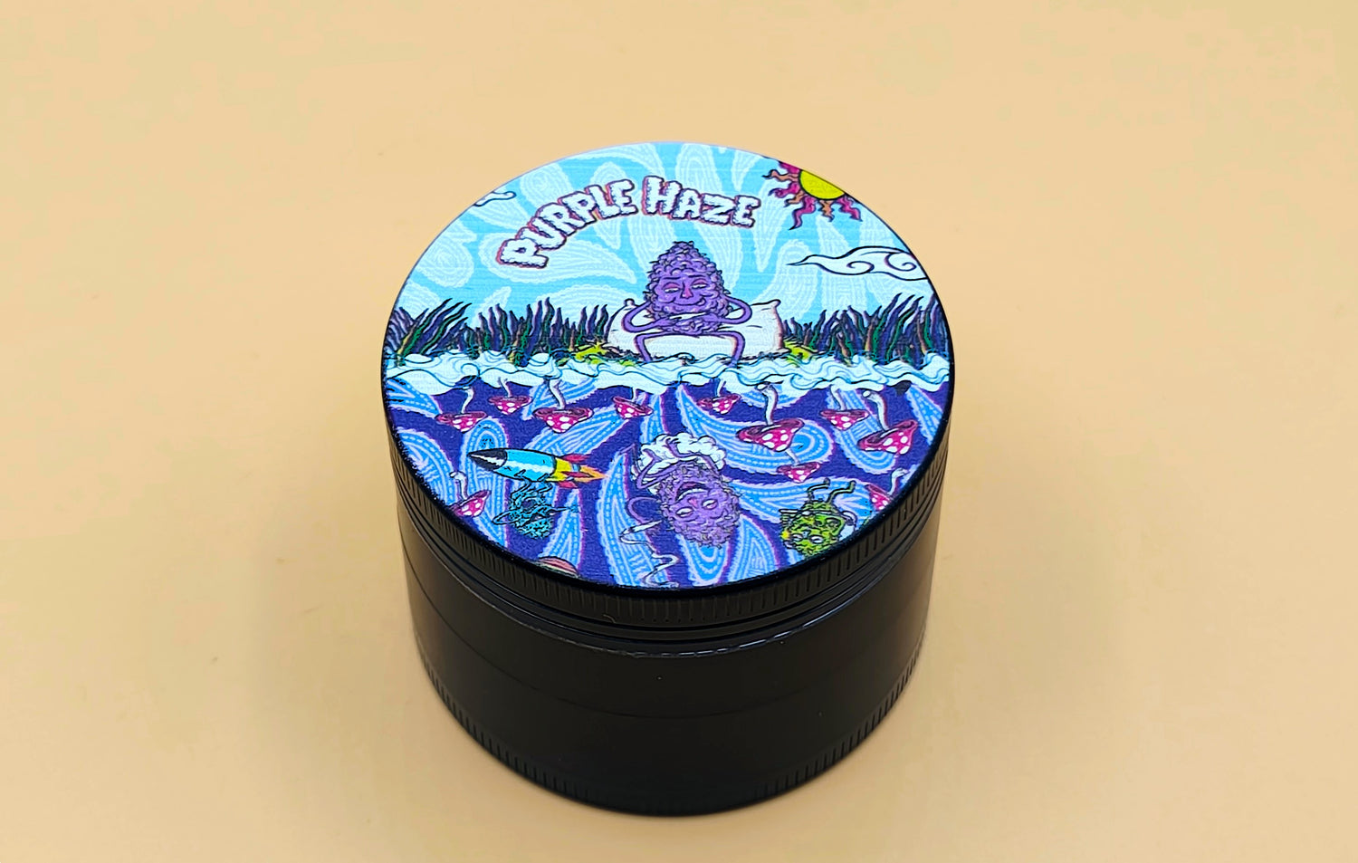 Kovová drtička čtyřdílná