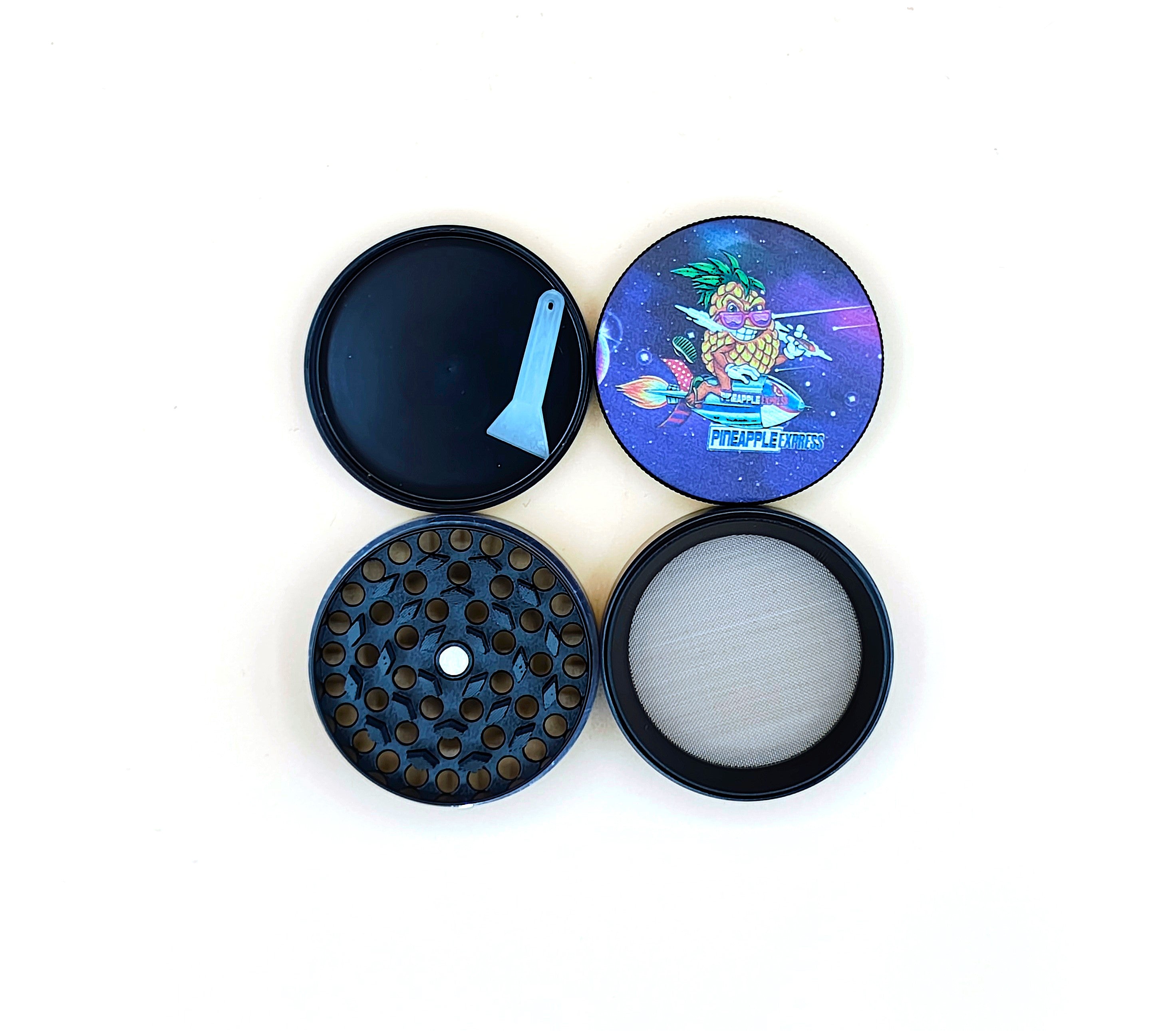 Kovová drtička čtyřdílná