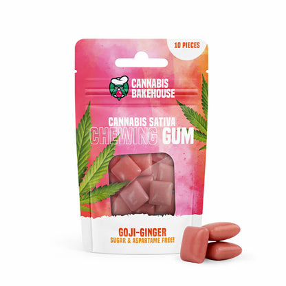 Cannabis Bakehouse Cannabis Sativa Chewing Gum Goji Ginger (15pcs/display)