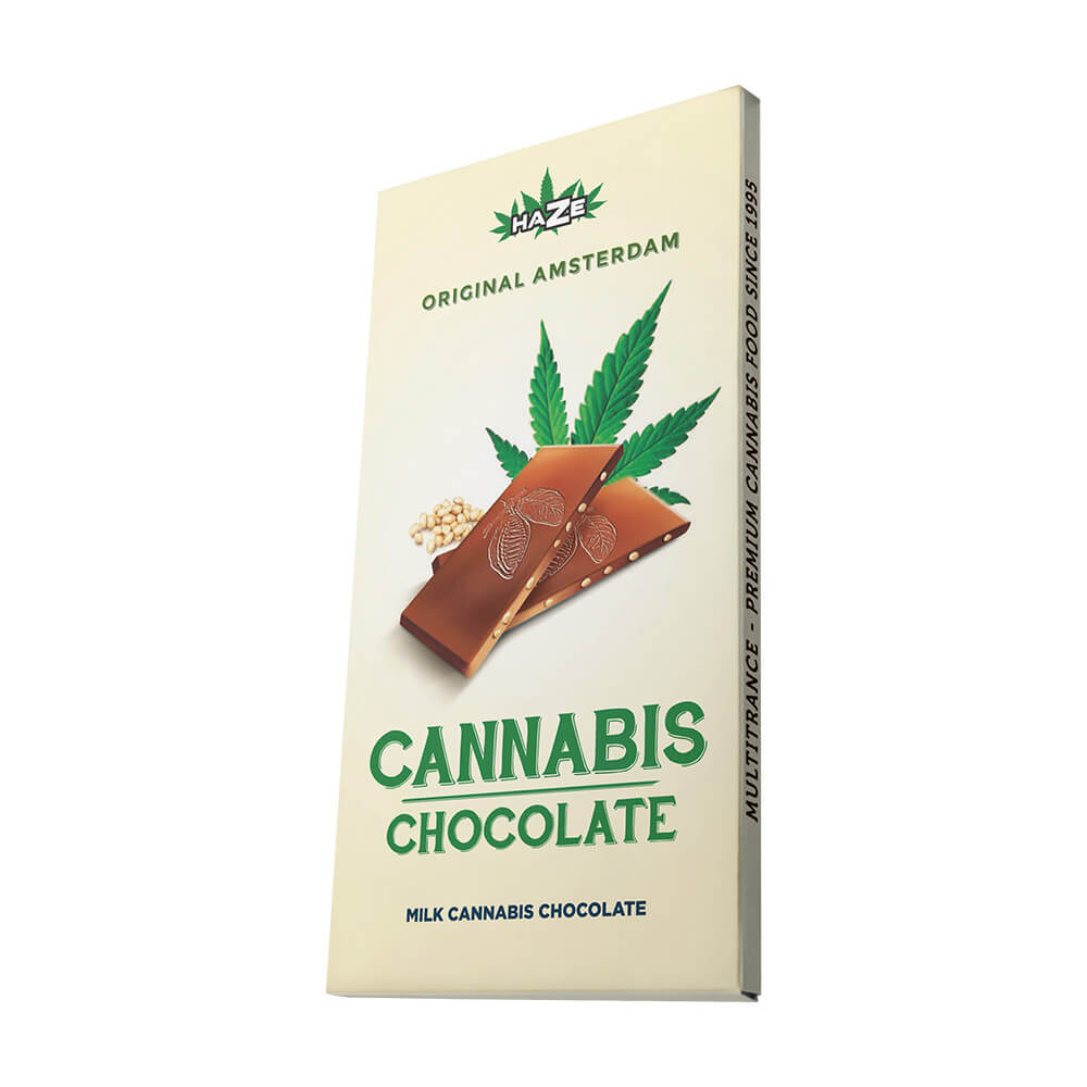 Cannabis milk hempseeds and hazelnuts chocolate THC free (15pcs/display)