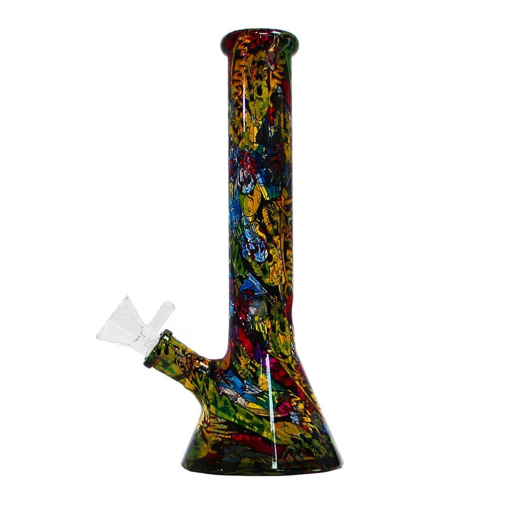 Pop Art Glass Bong 26cm