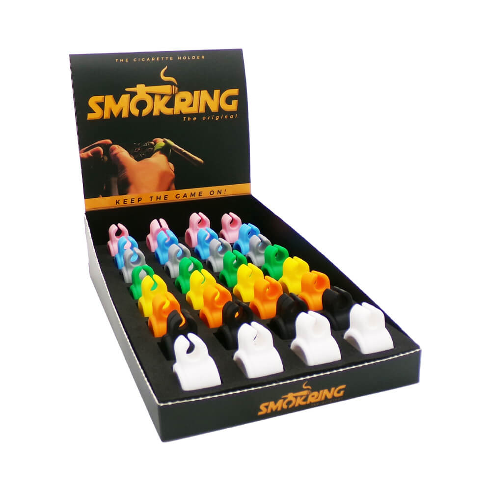 Smokring - Silicone cigarette joint holder (32pcs/display)