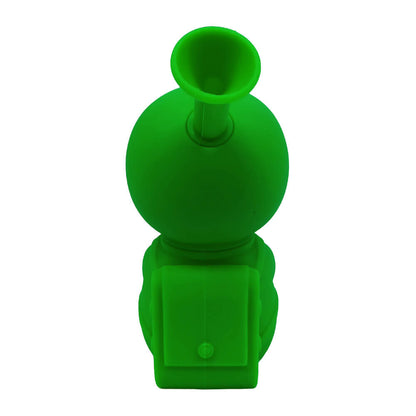 Spaceman Green Silicone Bong 15cm