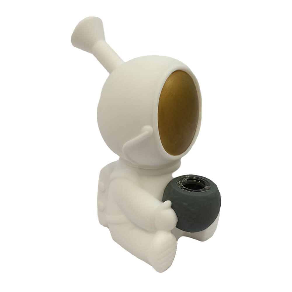 Spaceman White Silicone Bong 15cm