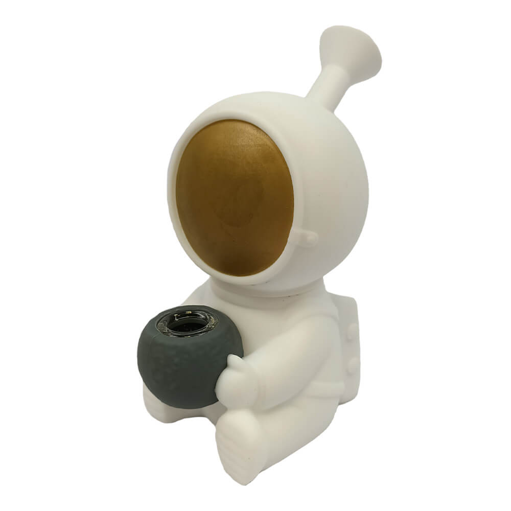 Spaceman White Silicone Bong 15cm