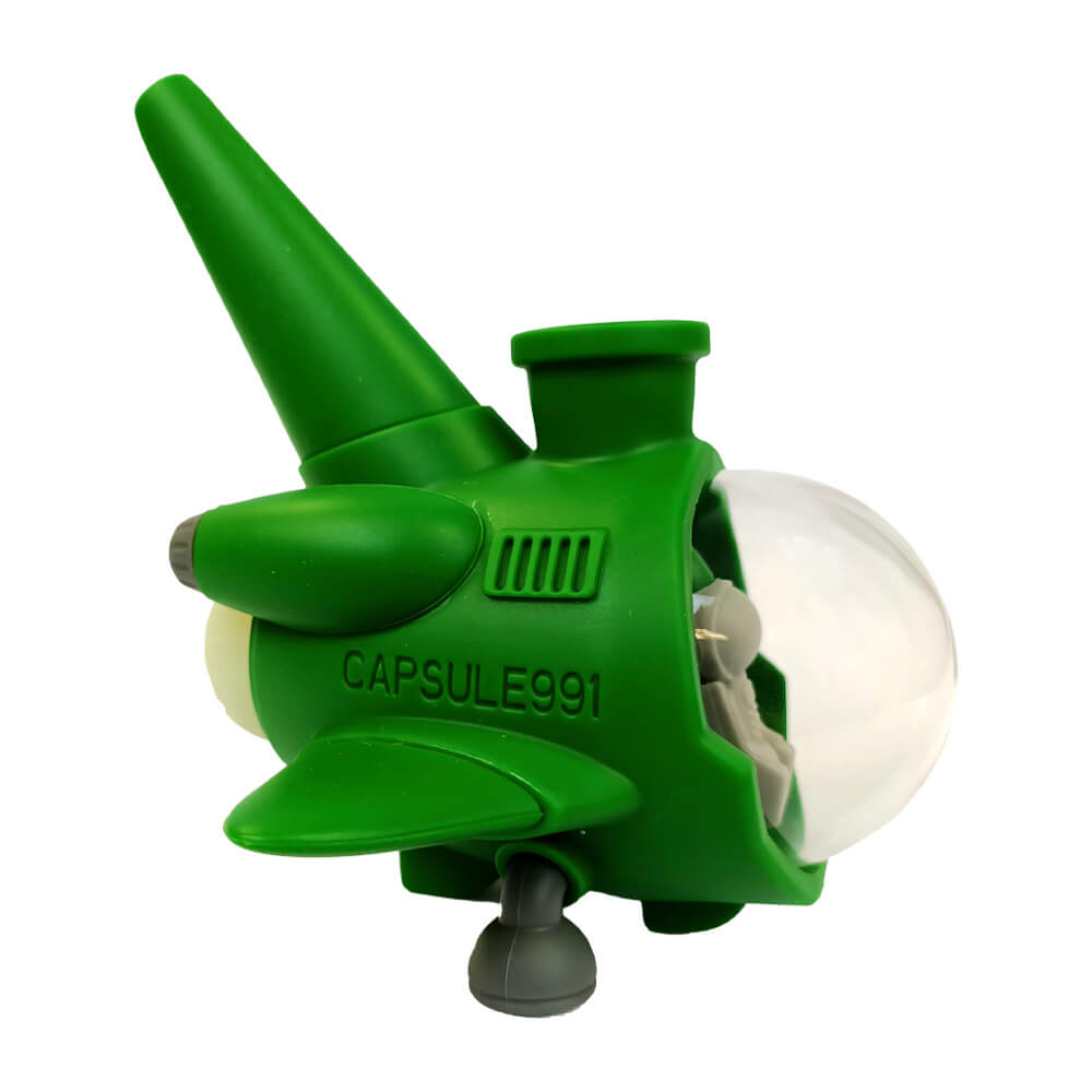 Submarine Green Silicone Bong with Removable Pieces 13cm