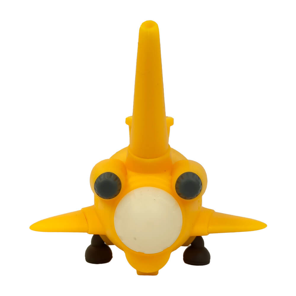Submarine Yellow Silicone Bong with Removable Pieces 13cm